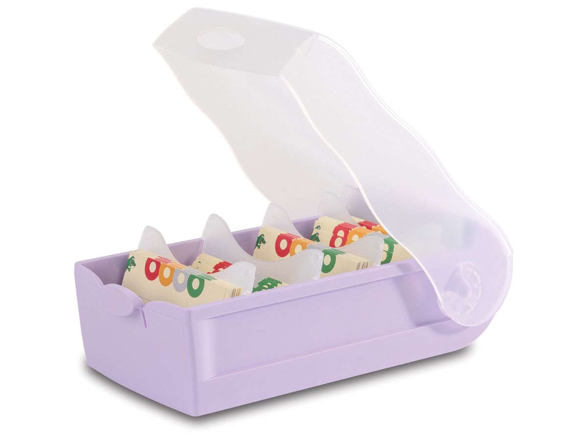 HAN Scatola di carta Croco A7 7.40 lila past. 12.1x8.5x24.6cm (4012473121225)