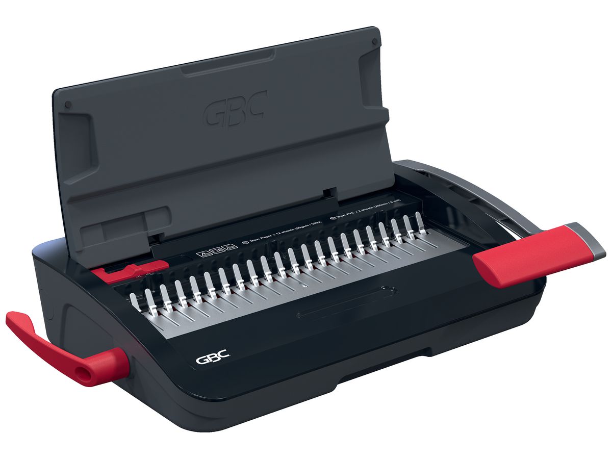 GBC Plastikbindegerät CombBind A4 4410060 CB12, 165 Seiten (5028252644457)