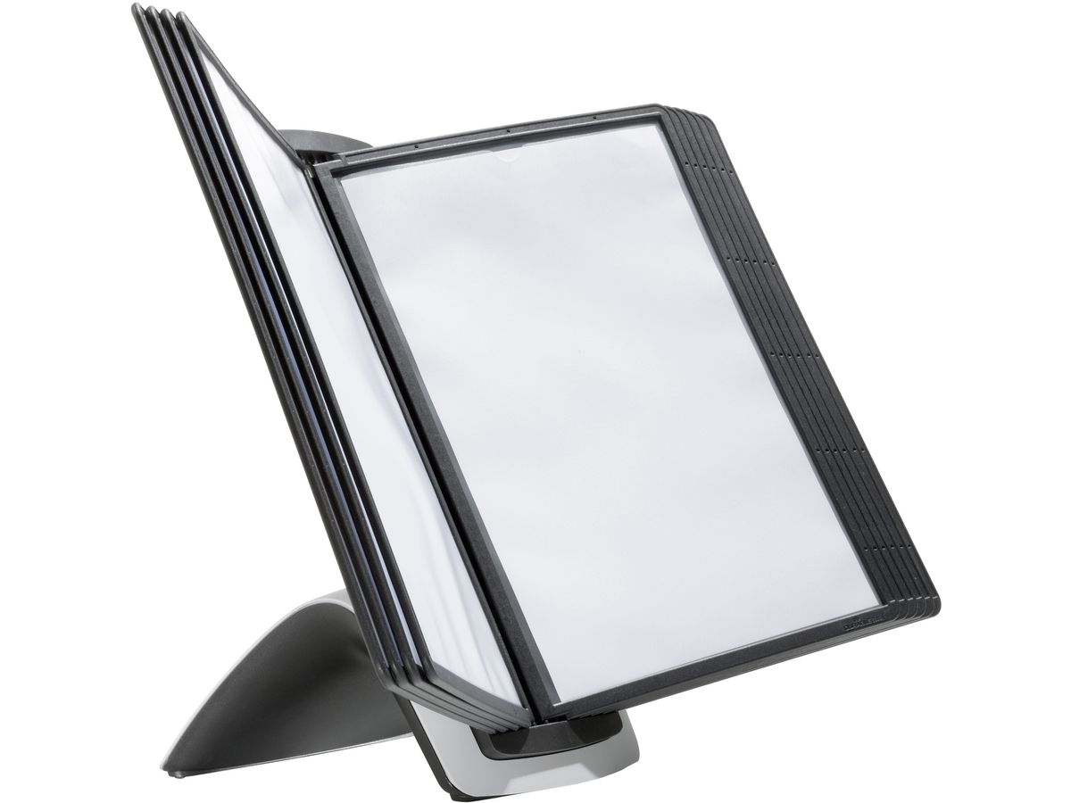 DURABLE Displaysystem SHERPA Style 10 585501 schwarz, mit 10 Sichttafeln A4 (4005546507385)