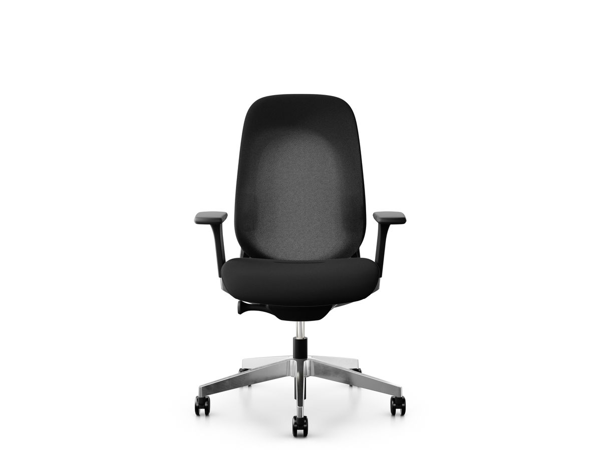 GIROFLEX Sedia da ufficio 40 ERGO 40-4049-M nero, con bracciolo (7613058038654)