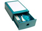 EXACOMPTA Cassettiera SKANDI A5+ 315434D Tiny Box, 1 scomp., blu pac. (9002493515437)