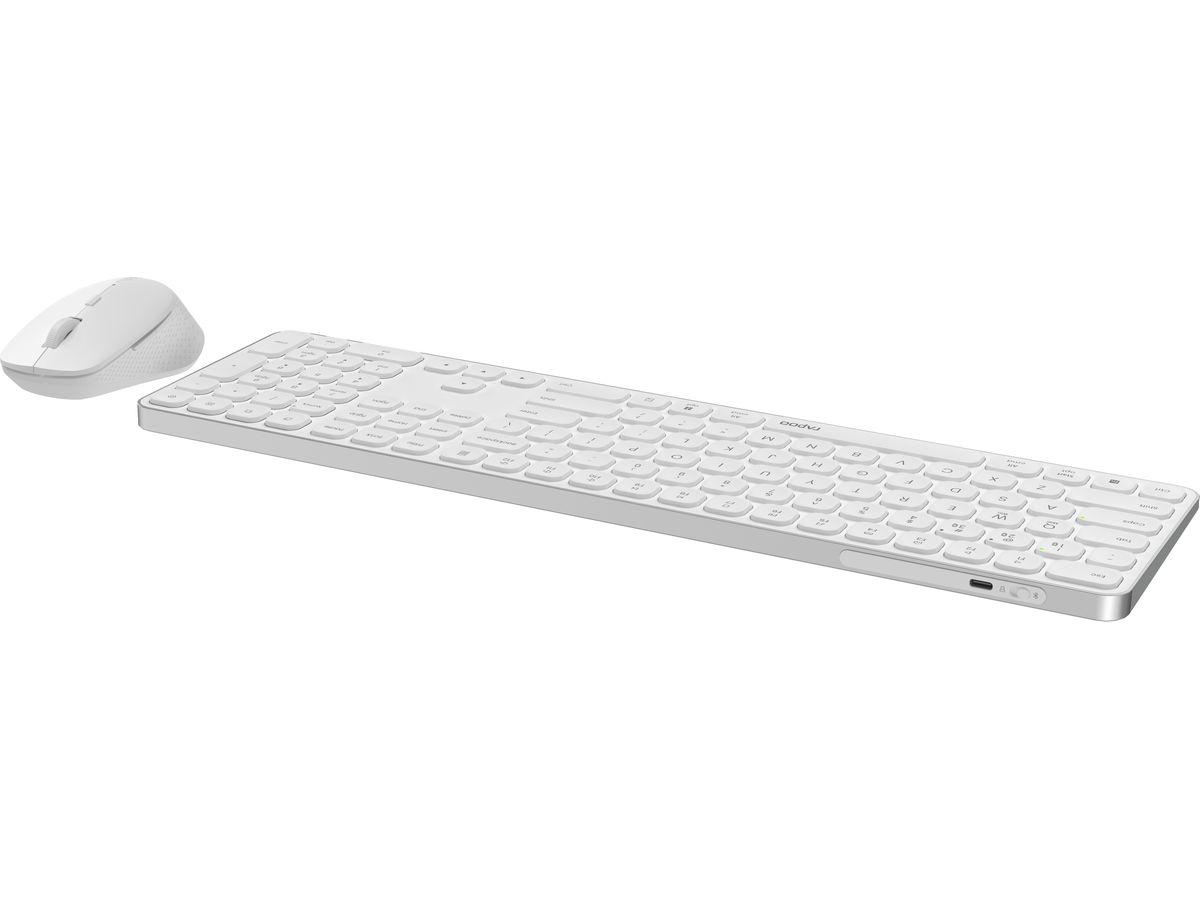 RAPOO 9810M ultraslim full deskset 12651 Wireless, White (6940056126511)