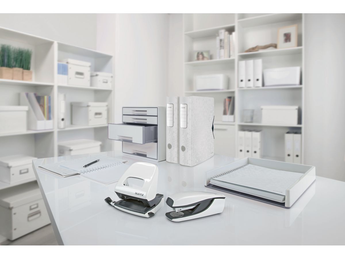 LEITZ Perforateur NeXXt WOW 5008 5008-20-01 blanc 30 feuilles (4002432393176)
