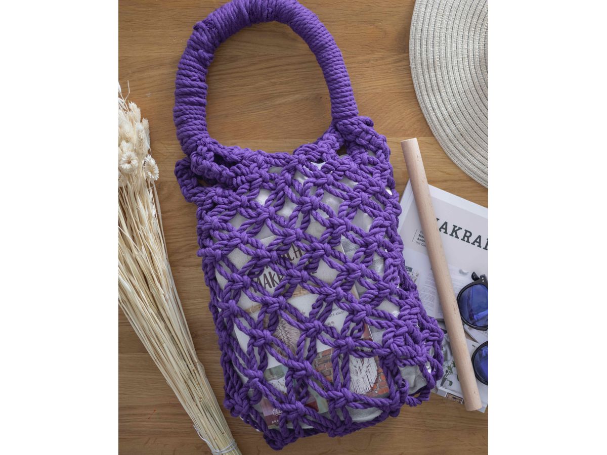 I AM CREATIVE Macrame Rope 6205.29 stone 5mm, 330g (7611983217793)