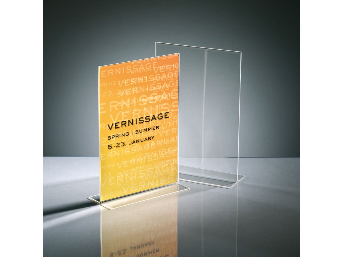 SIGEL Tischsteller A4 TA220 transparent (4004360981630)