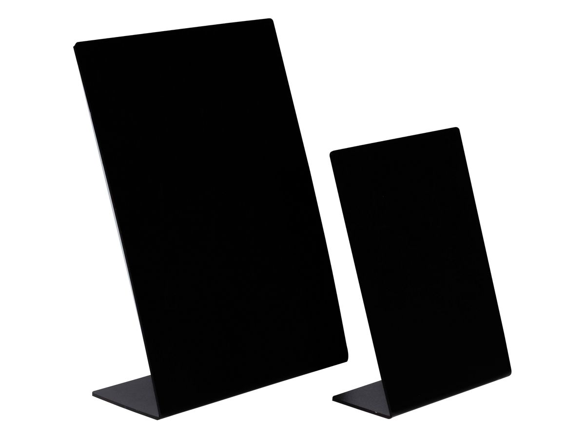 EXACOMPTA Tischaufsteller A6 86230D schwarz (9002493862302)