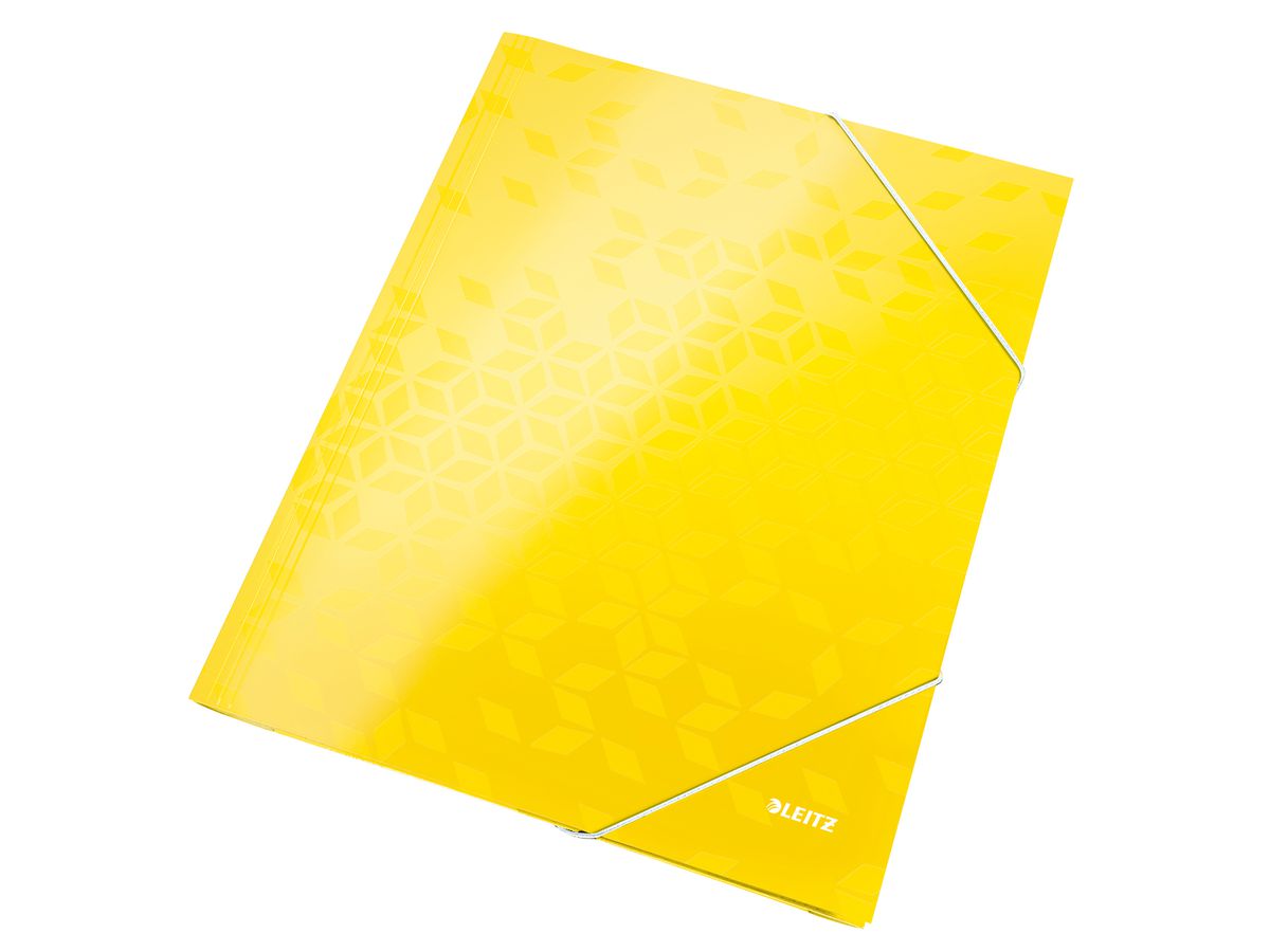 LEITZ Gummibandmappe WOW A4 3982-00-16 gelb (4002432120635)