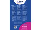 AVERY ZWECKFORM Namensetiketten 63.5x29.6mm L4784-20 Laser, weiss 20Bl./27Stk. (4004182047842)