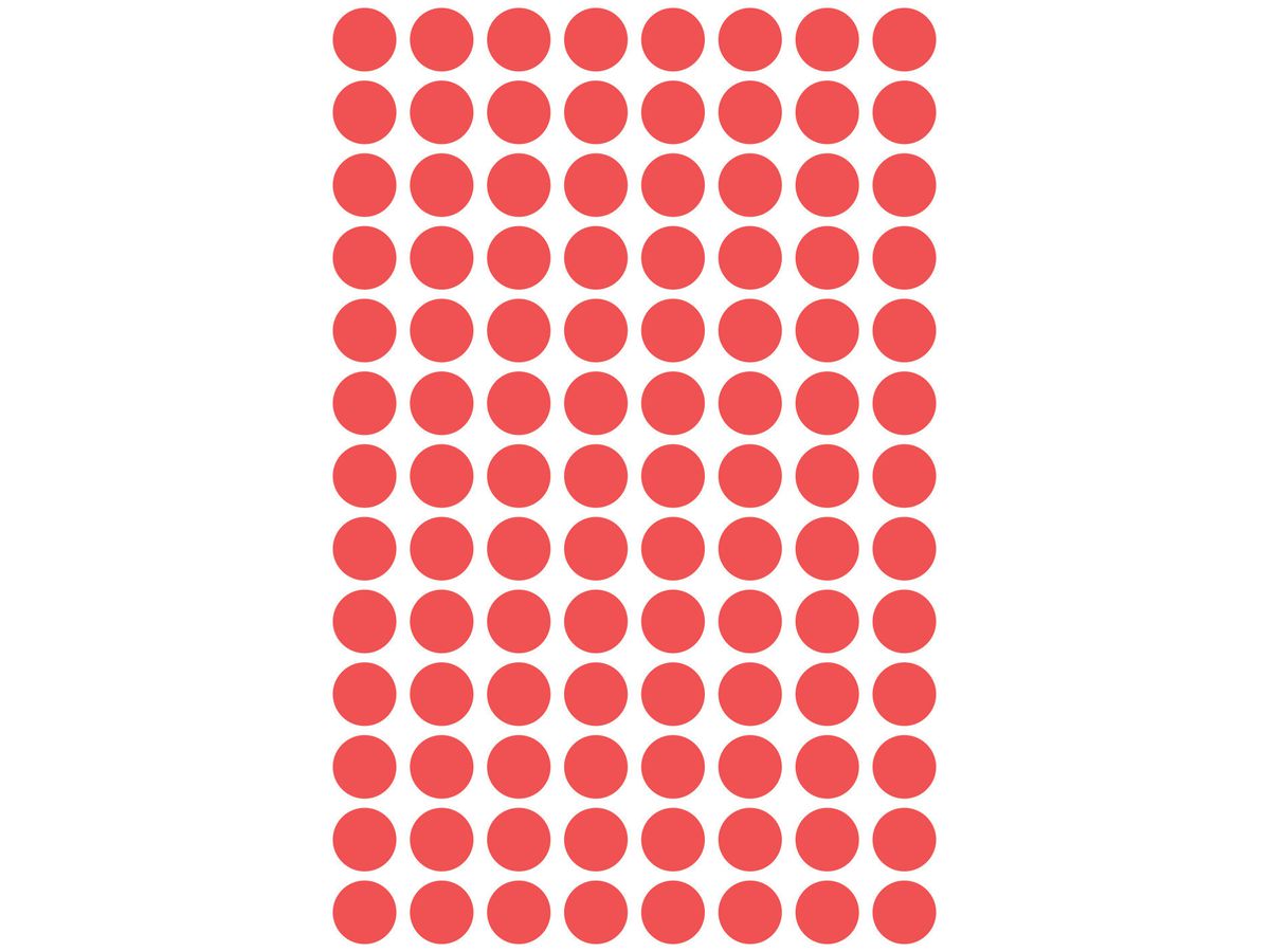 AVERY ZWECKFORM Marcatori 8mm 3010 rosso 416 pz. (4004182030103)