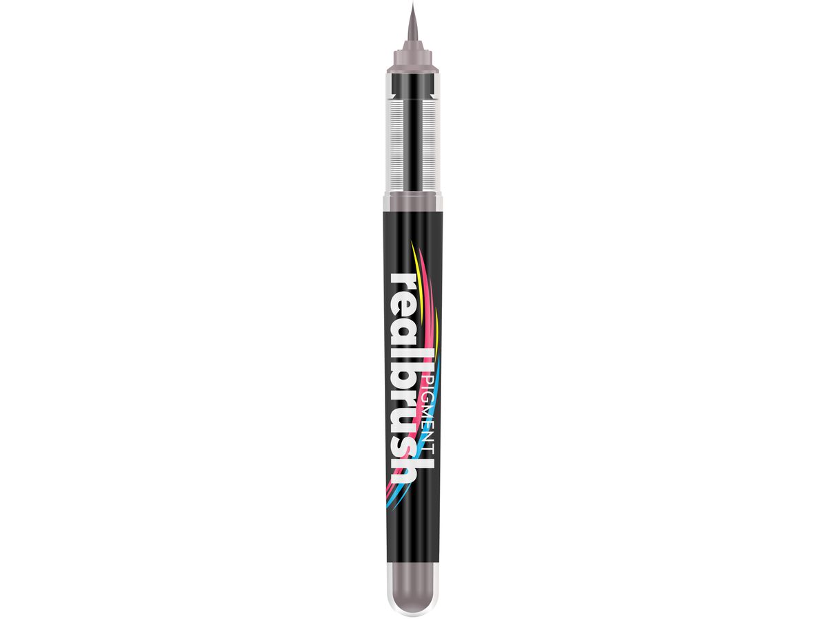 KARIN Real Brush Pen 0.4mm 33Z436 Pigment, gris chaud 3 (5904446032395)