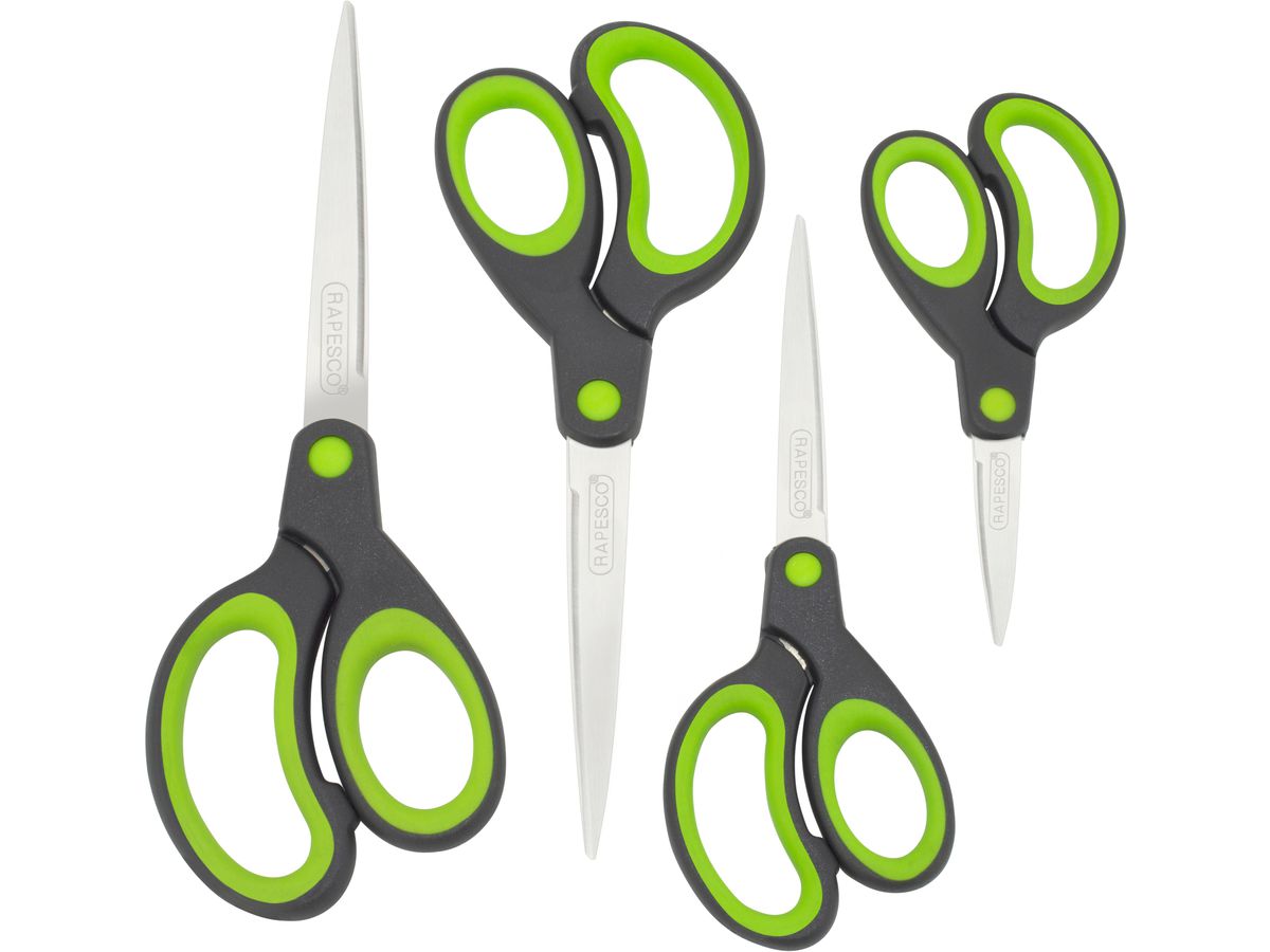 RAPESCO Ciseaux Soft-Grip 1576 4 pcs. vert (5018505017107)