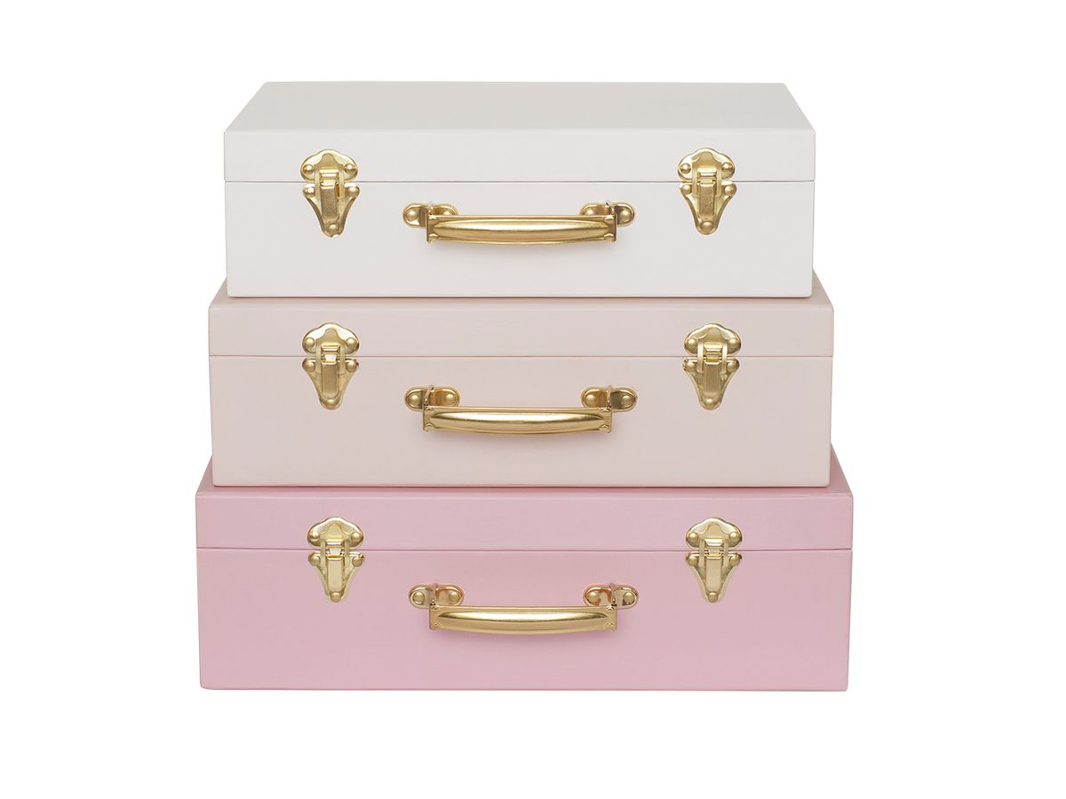 JABADABADO Koffer Set A3219 Pink 3 Stück (7332599032197)