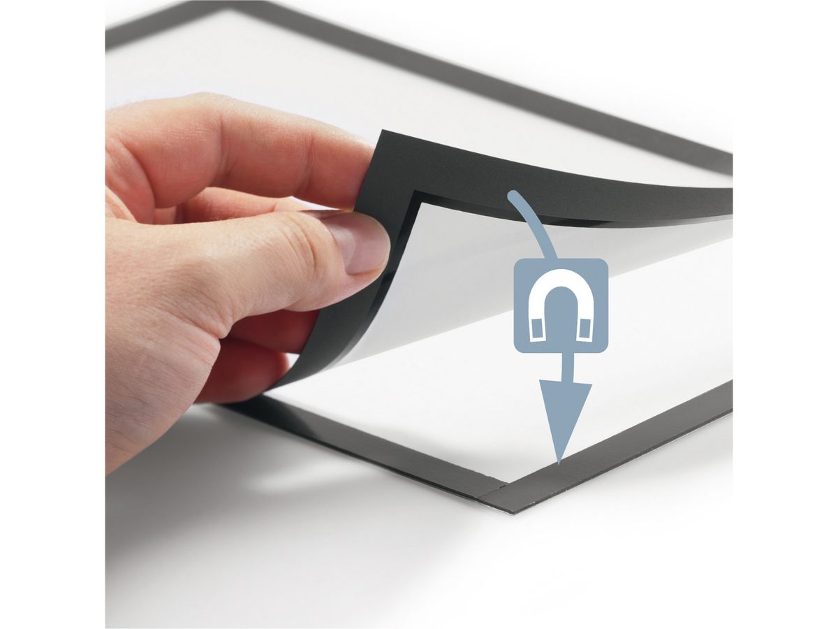 DURABLE Info-Rahmen DURAFRAME A4 489901 205x290x17mm, schwarz (4005546406008)