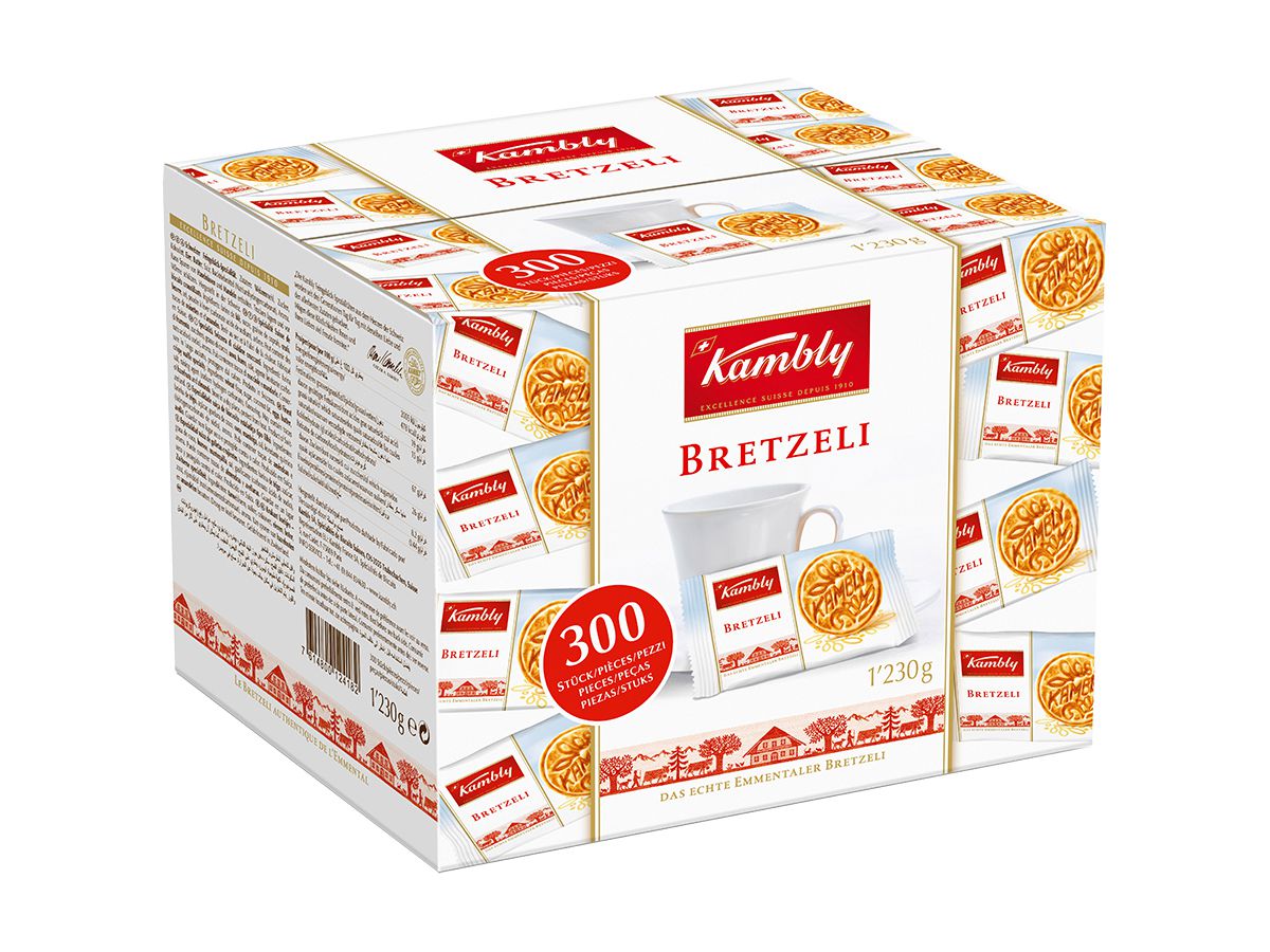KAMBLY Bretzeli Gastroportionen 1,2kg 4104 300 Stück (7614800124182)
