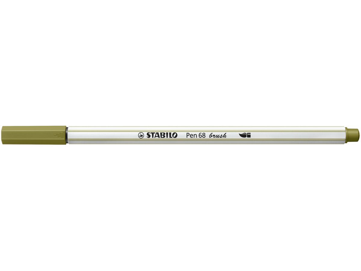STABILO Fasermaler Pen 68 Brush 568/37 schlammgrün (4006381578271)