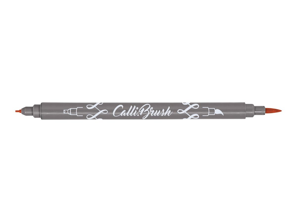 ONLINE Callibrush Pen DoubleTip 2.0mm 19075/6 Chili (4014421190758)