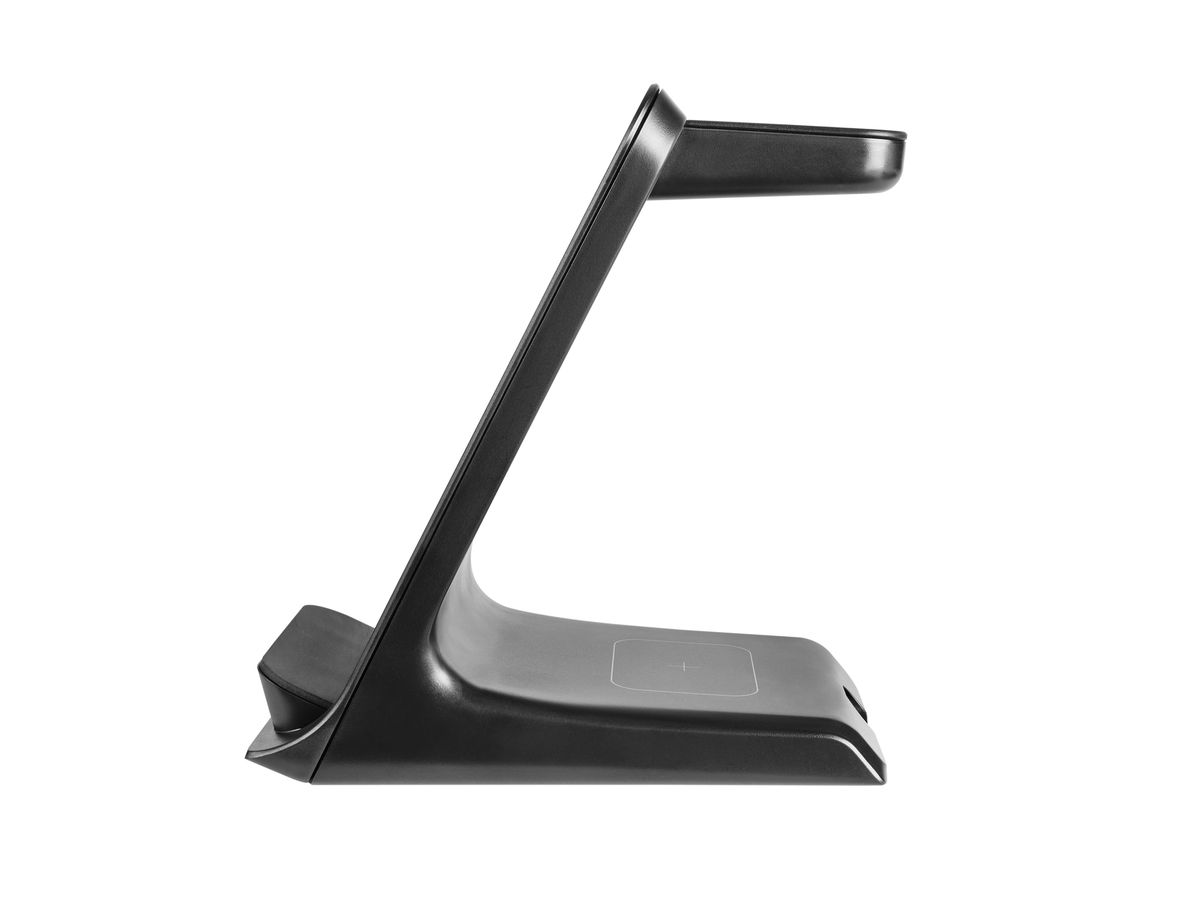INTENSO Wireless Charging Stand BS13 7410621 Qi-certified, 3 in 1 black (4034303032617)