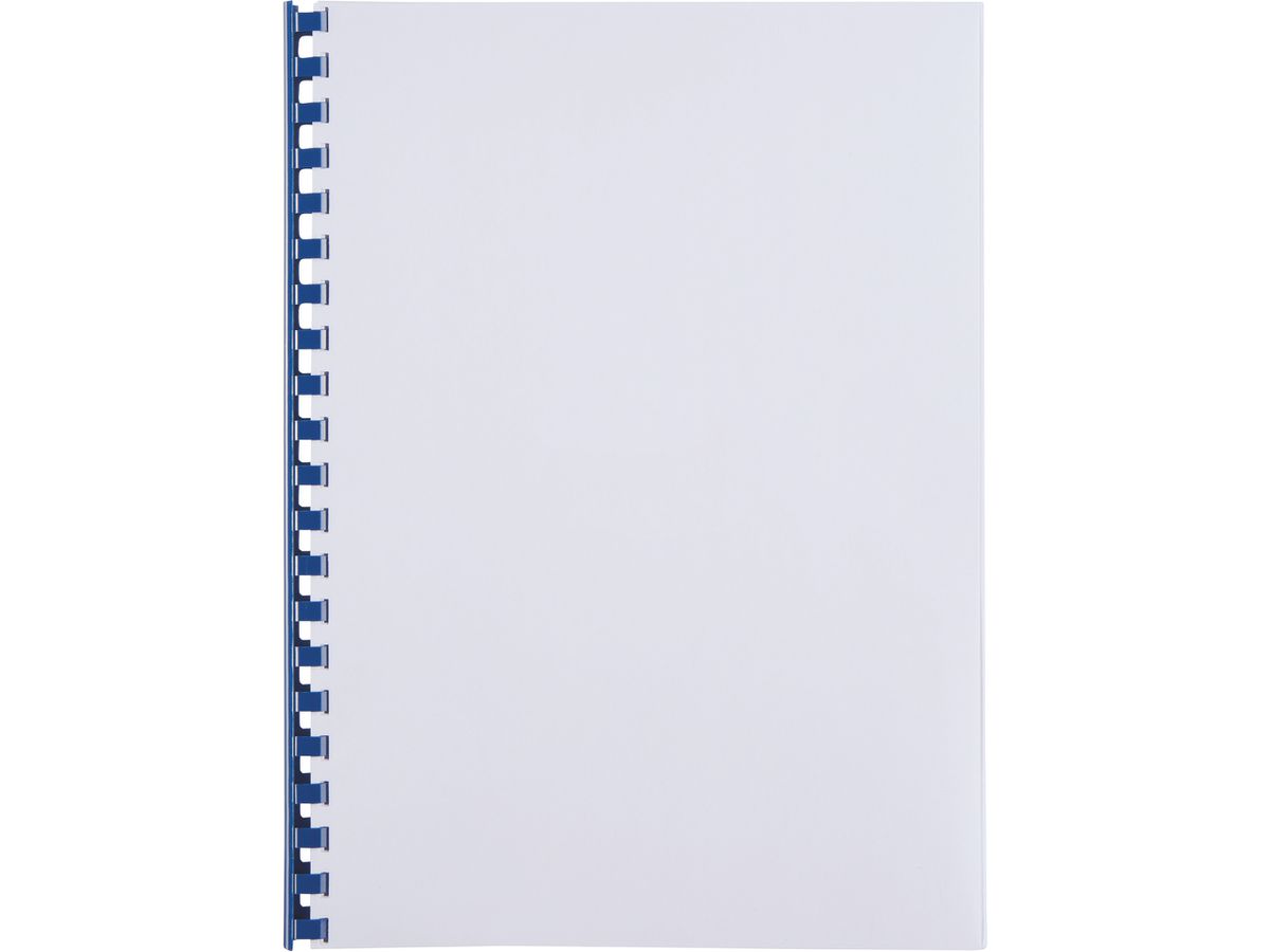 GBC Baguettes de reliure 16mm A4 4028620 bleu, 21 anneaux 100 pcs. (0033816048294)