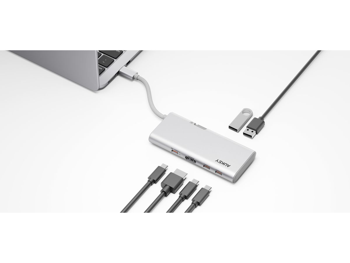 AUKEY Hub 6-in-1 OfficeDok UH-CHU02 (0689323791200)