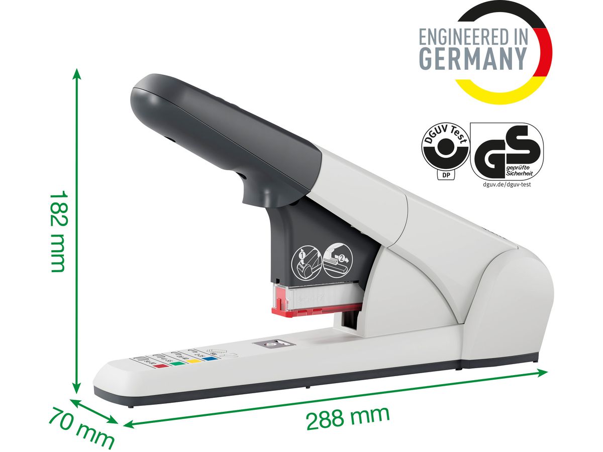 LEITZ Blockhefter 5551 55510084 hellgrau 80 Blatt (4002432364008)