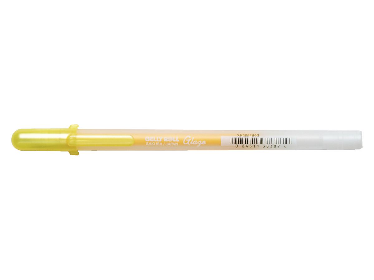 SAKURA Gelly Roll 0.7mm XPGB803 Glaze Yellow (0084511383876)