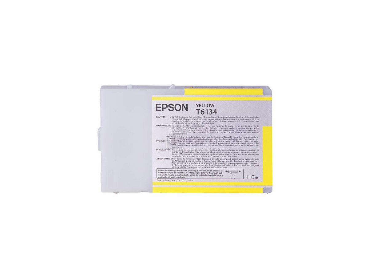 EPSON Cart. d'inchiostro yellow T613400 Stylus Pro 4450 110ml (0010343865969)