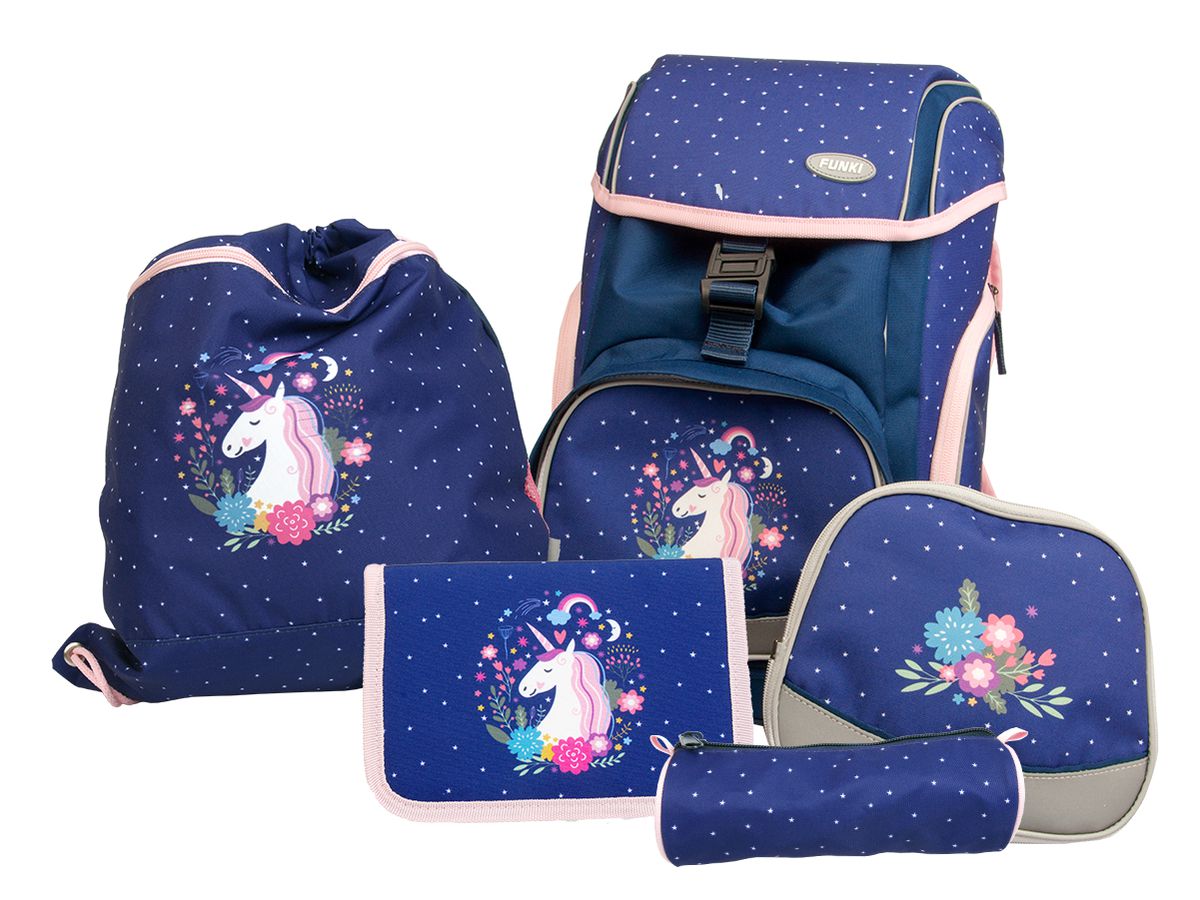 FUNKI Flexy-Bag Set 6040.601 Unicorn, 5-teilig (7611468083172)