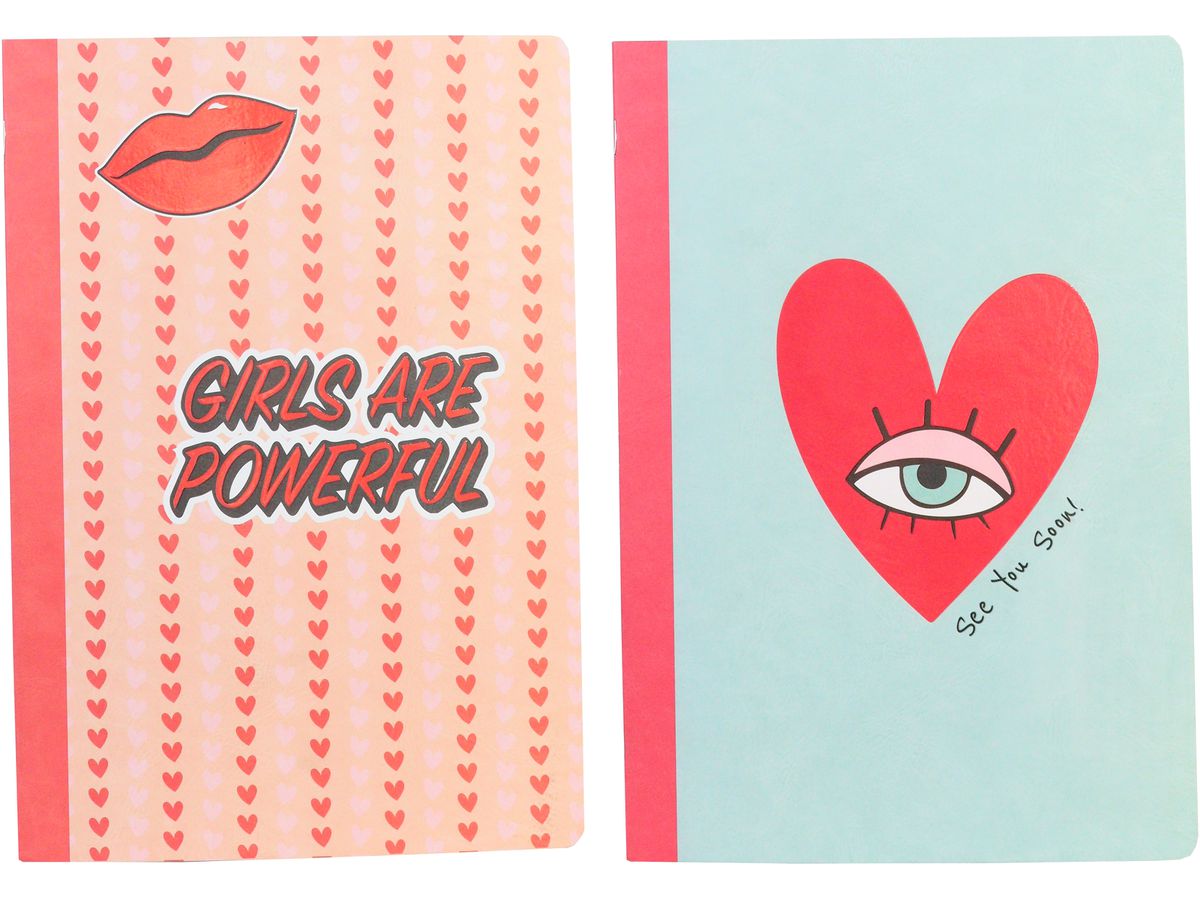 ANCOR Quaderno A4 Girl Power 112948 lines 90g 48 Bl. (5604730112948)