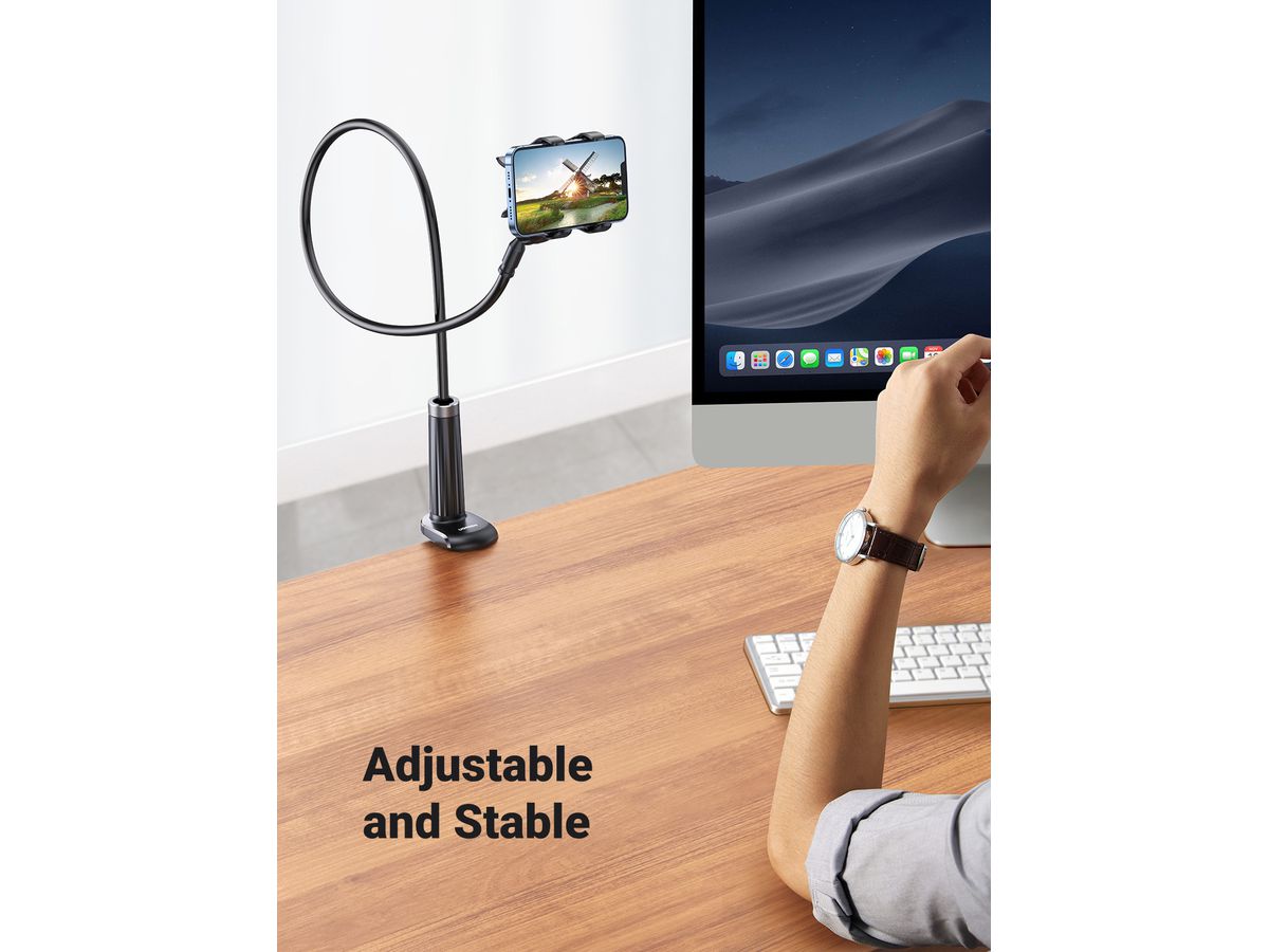 UGREEN Multifunction Phone Clipstand 80906 90cm, Black (6957303889068)