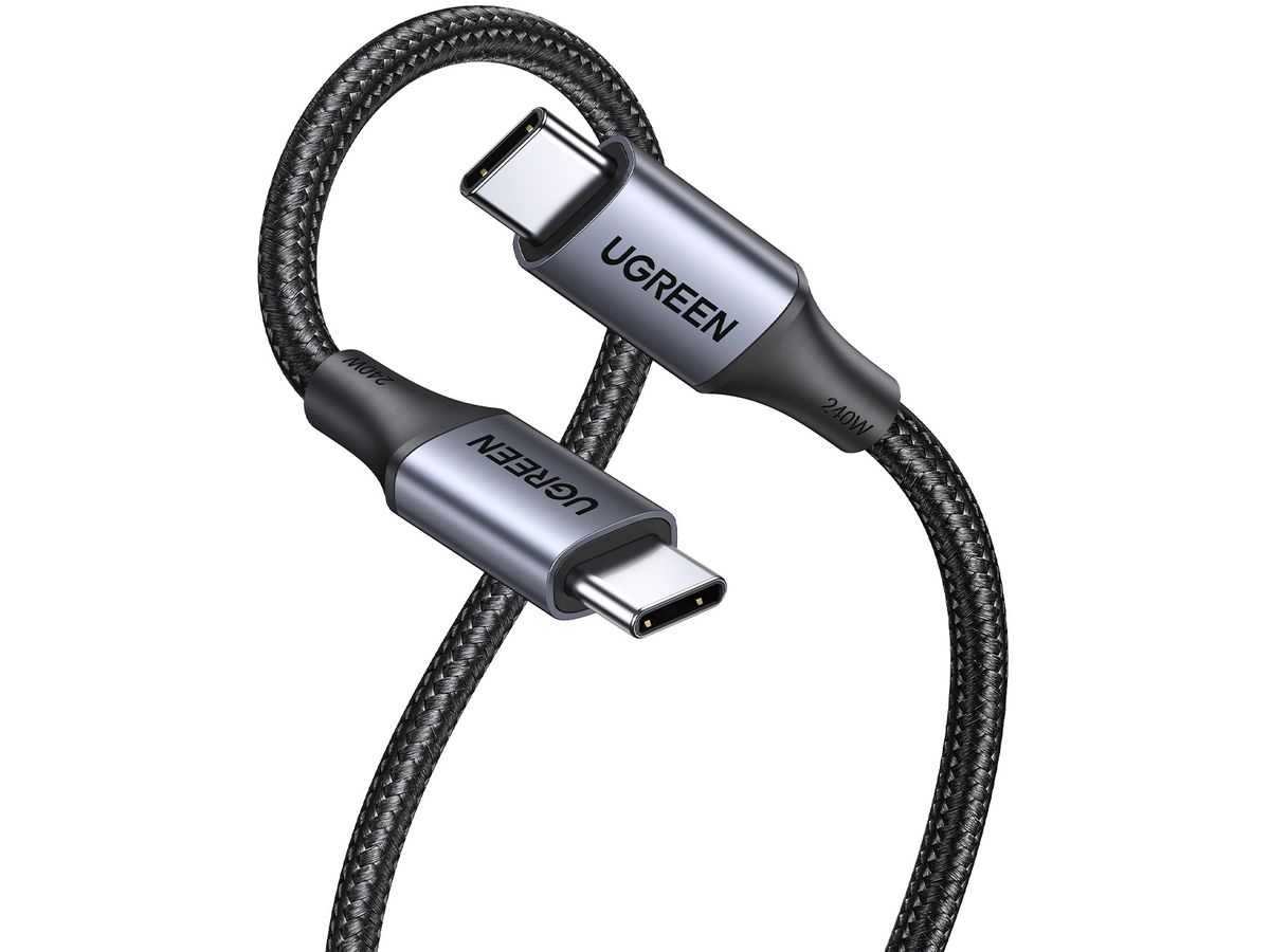 UGREEN Cable USB-C-to-USB-C, PD 3.1 90440 Charging&Data (240W), 2m (6957303894406)