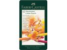FABER-CASTELL Farbstift Polychromos 110012 12er Metalletui (4005401100126)