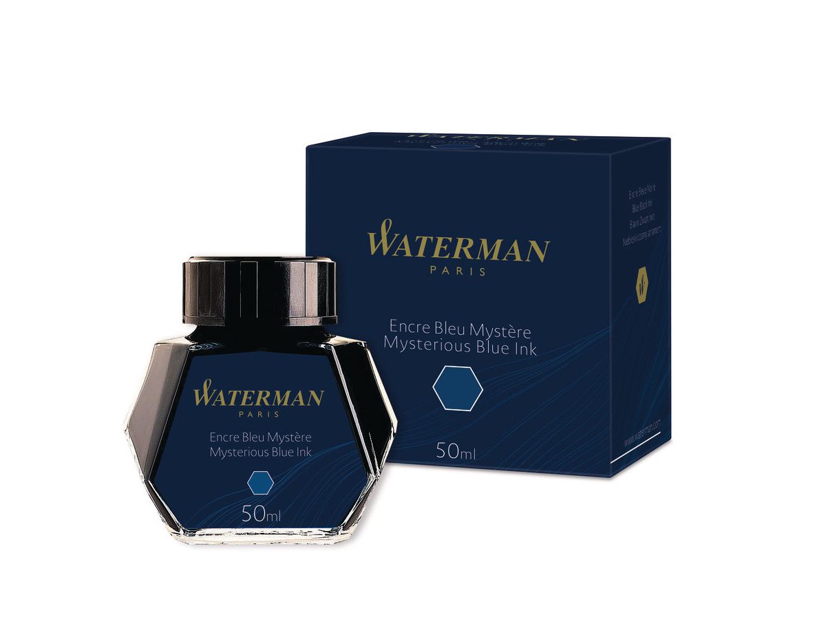 WATERMAN Tinte 50ml S0110790 blau/schwarz (3034325106694)