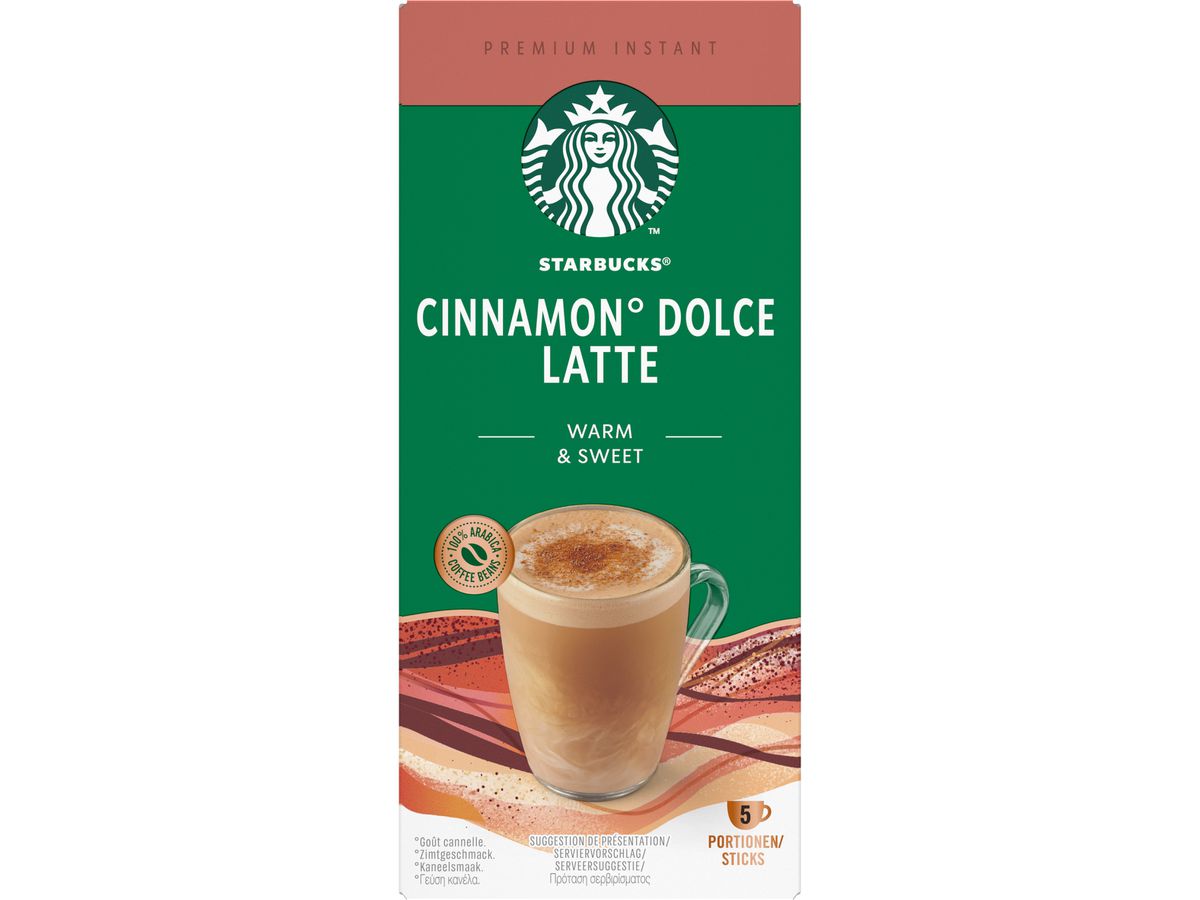 STARBUCKS Instant Sticks 5 Stk. 12563098 Cinnamon Dolce Latte Soluble (8445290231895)