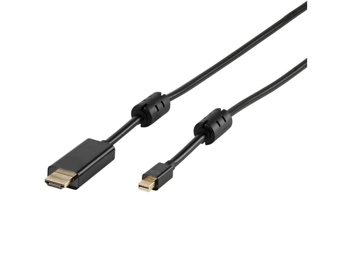 VIVANCO Mini DisplayPort 45344 HDMI Kabel, 1,8m (4008928453447)