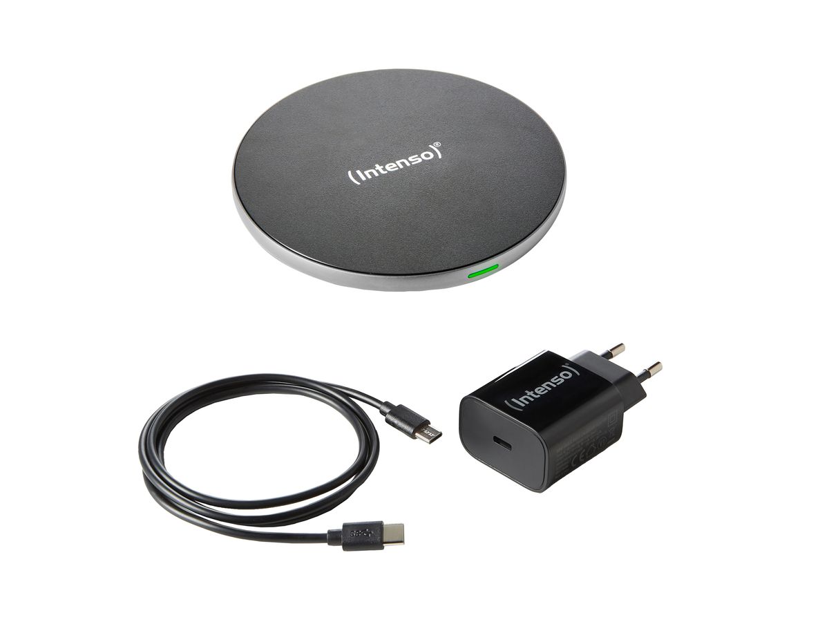 INTENSO Wireless Charger BA2 black 7410520 (4034303032556)