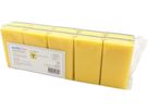 WEITACLEAN Éponge pad 152x85x43mm 5028029 jaune, grattant 10 pièces (7610588108543)