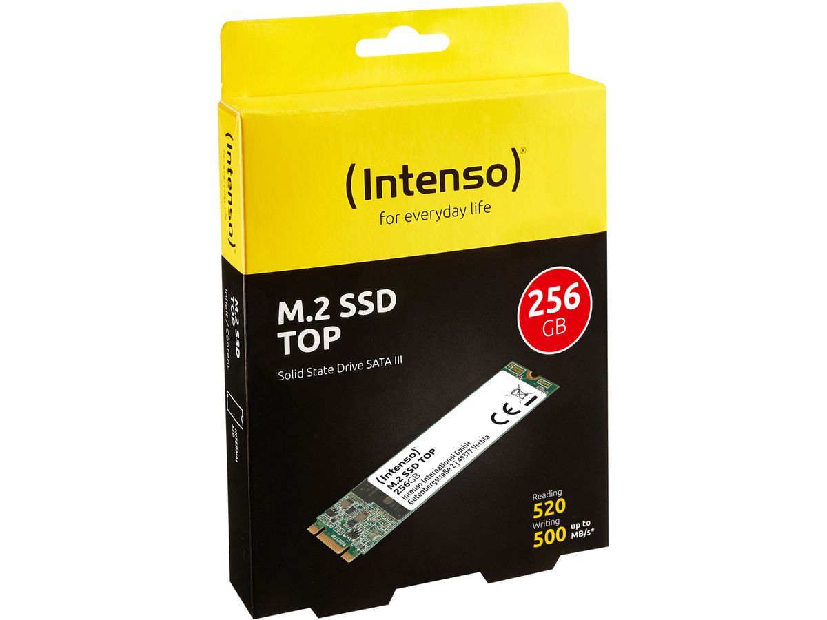 INTENSO M.2 SSD Top 256GB 3832440 SATA III, m.2 2280 (4034303025886)