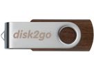 DISK2GO USB-Stick wood 128GB 30006664 USB 3.0 (7640111167006)