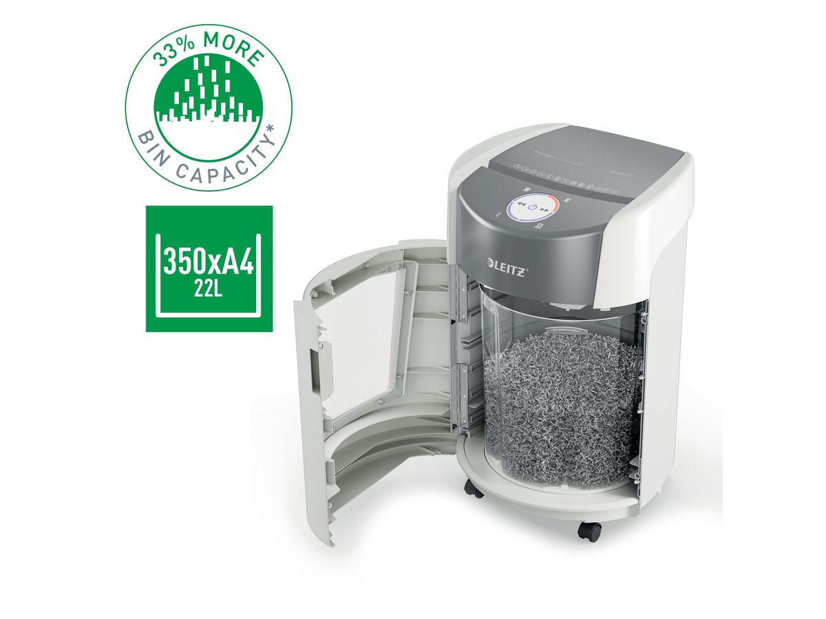 LEITZ Destruct. doc. OptiMax 8359-20-00 Small Office 350, P5, 22lt (4002432142484)