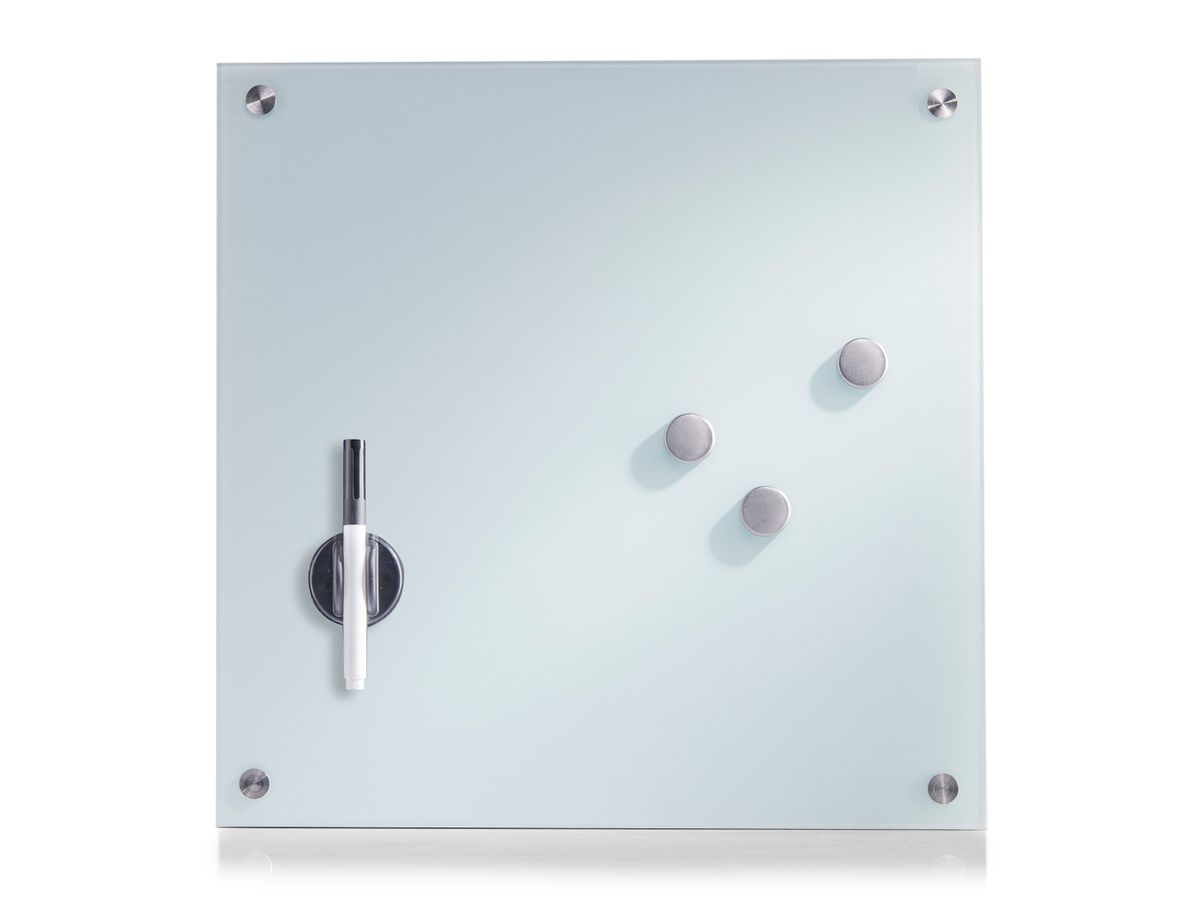 ZELLER Tableau aimanté 11600 en verre 40x40cm blanc (4003368116006)
