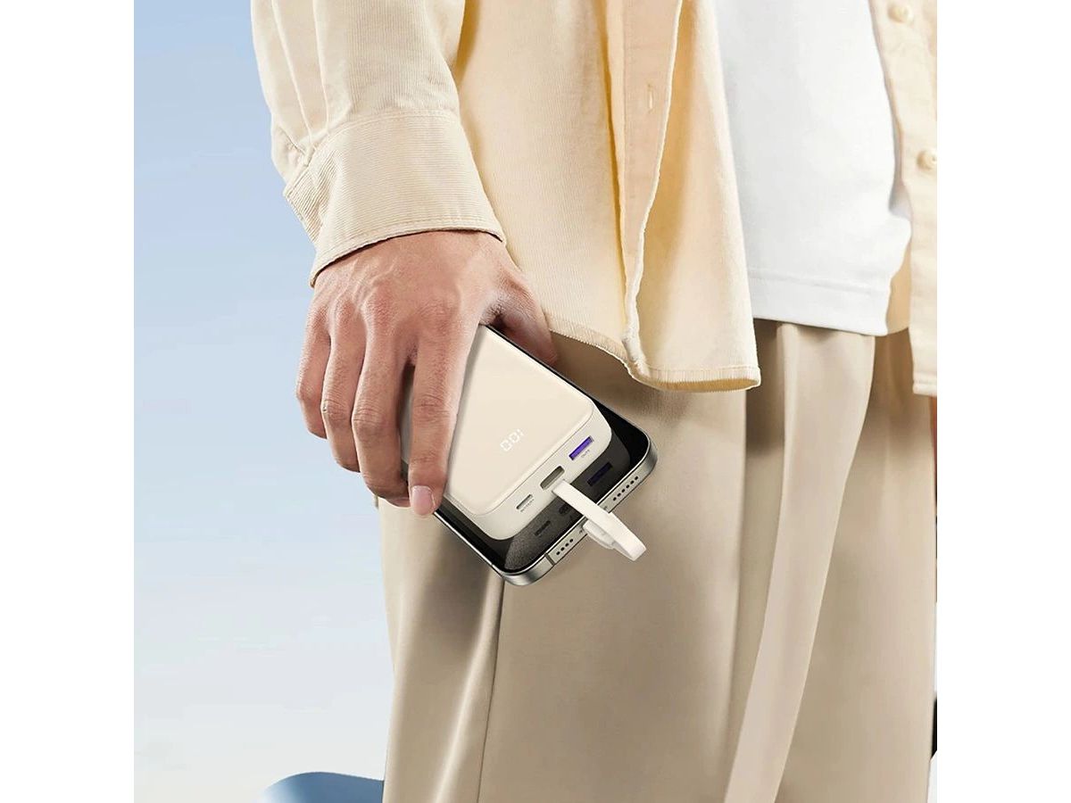 UGREEN Nexode Power Bank 20000mAh 45207 30W,PD, Built-in USB-C Cable (6941876242078)