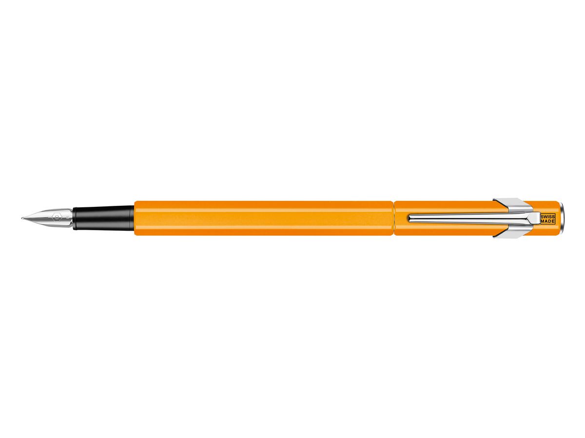 CARAN D'ACHE Füllfederhalter 849 F 841.030 orange fluo lackiert (7630002336383)