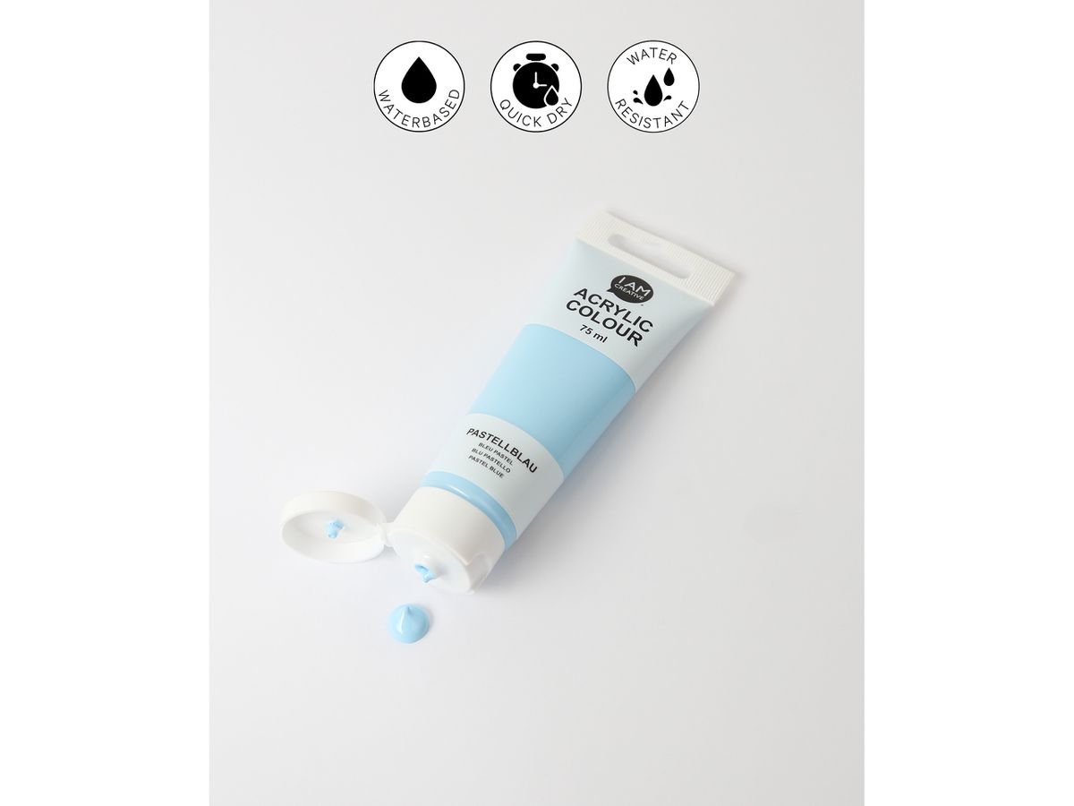 I AM CREATIVE Colore acrilici 75ml 2001.35 blu pastello (7611983216819)
