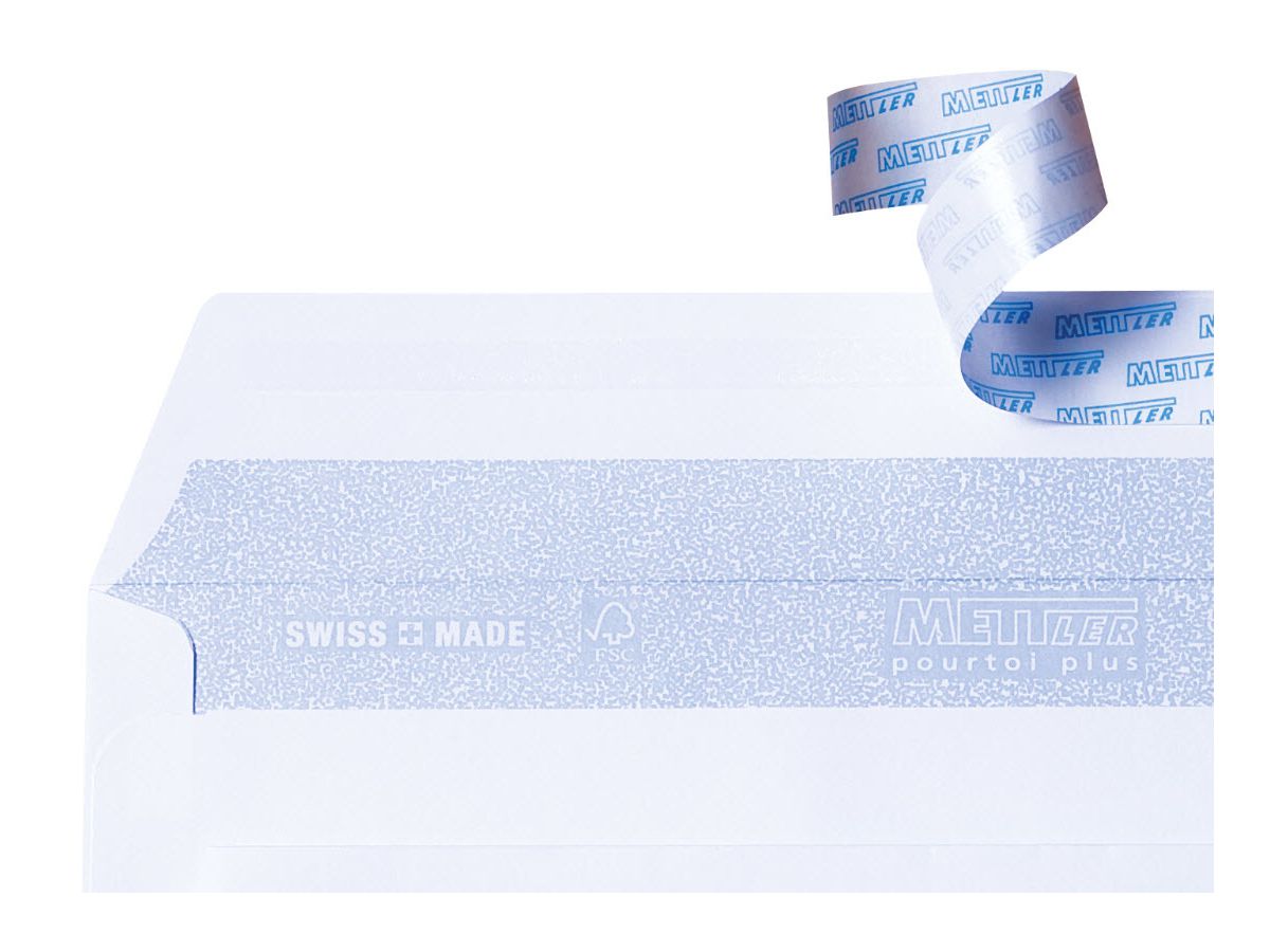METTLER Enveloppe sans fenêtre C5 8066-100S100 100g, blanc, colle 100 pcs. (7640126060101)