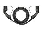 DELTACO e-Charge,cable type 2-type 3 EV-32010 3 phase, 32A, 10M,Black (7333048047618)
