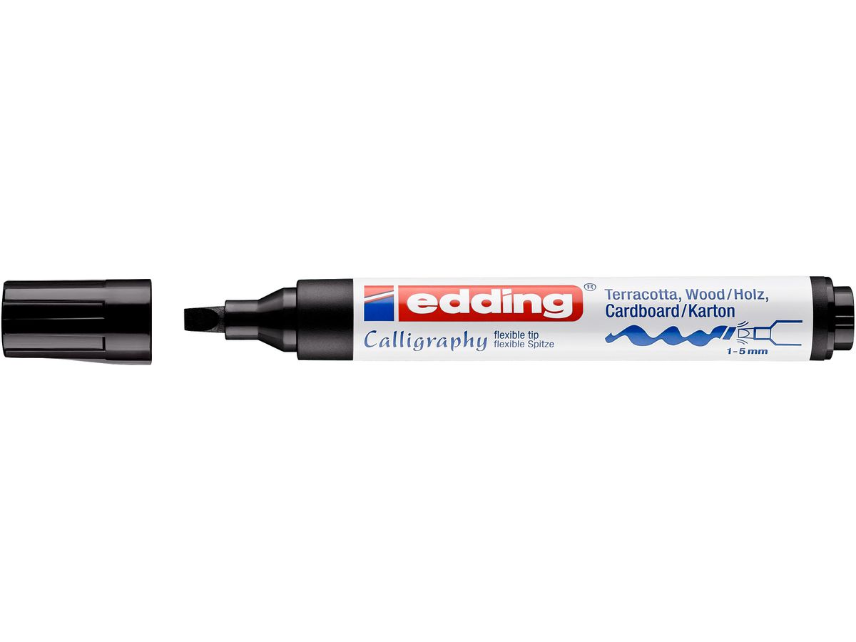 EDDING Permanent Marker 1455 1-5mm 1455-1 noir (4004764927104)