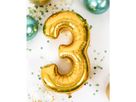 I AM CREATIVE Folienballon Zahl 3 85cm 1000-1048 gold (7611983246748)