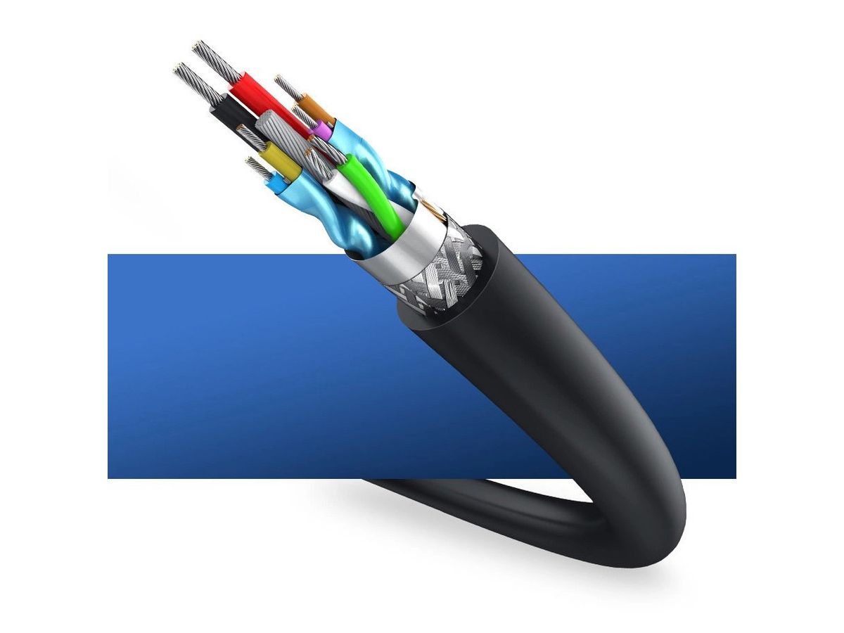 UGREEN Extension Cable USB 3.1 30126 1.5m, Black (6957303831265)