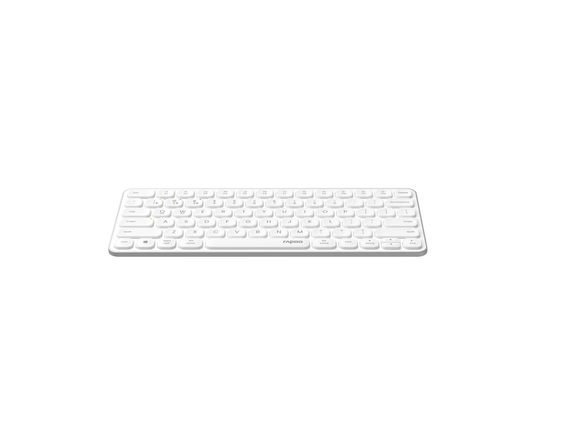 RAPOO E9610M ultraslim Keyboard 12641 Wireless, White (6940056126412)