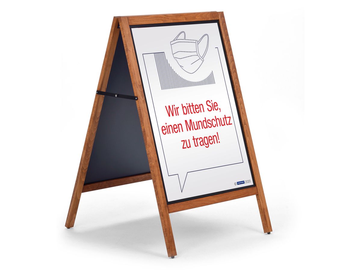 MAGNETOPLAN Kundenstopper MULTI A1 50090060 mit Magnetfolie, Outdoor (4013695064109)